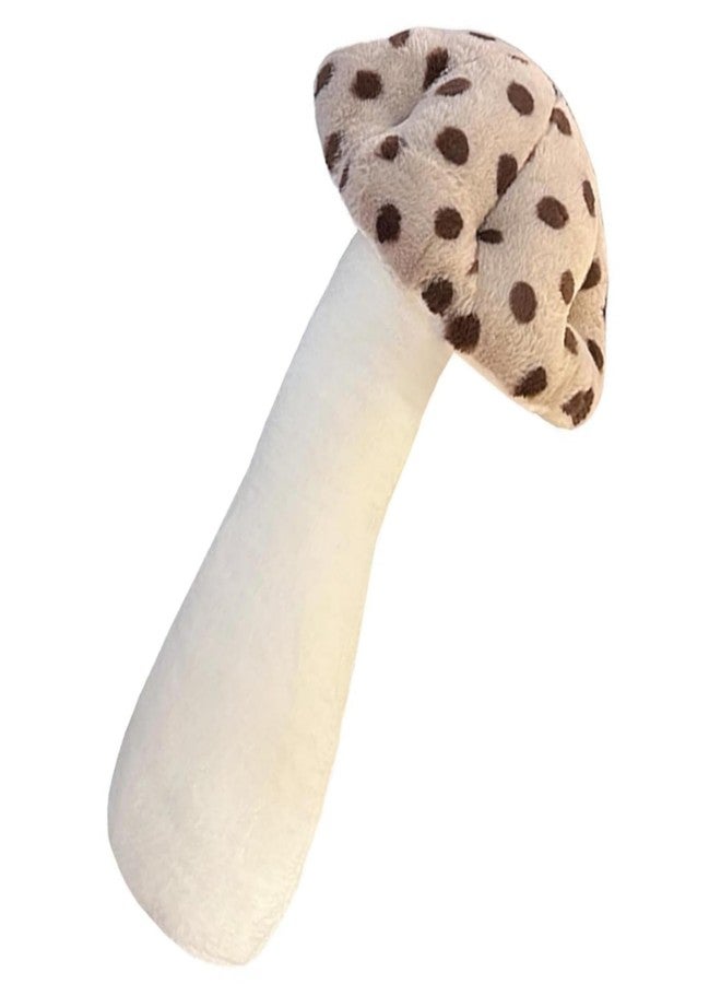 OUKEYI Mushroom Plush Pillow - 30inchPlush Mushroom Shaped Stuffed Long Pillow - Cute Mushroom Stuffed Toy - Christmas Birthday Sofa Home Decoration (Light Brown) - Image 1